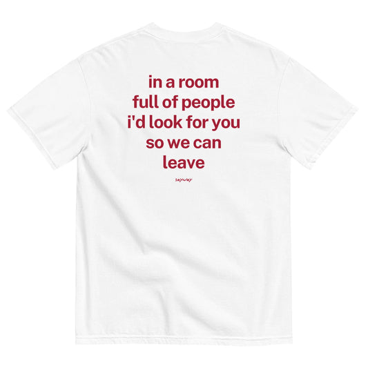 IN A ROOM FULL OF PEOPLE