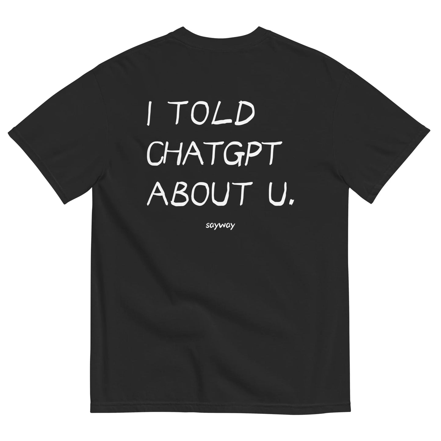 I TOLD CHATGPT ABOUT YOU